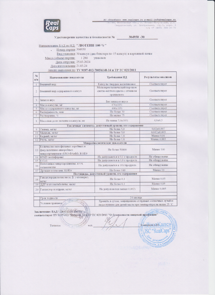 Паспорт №032024
